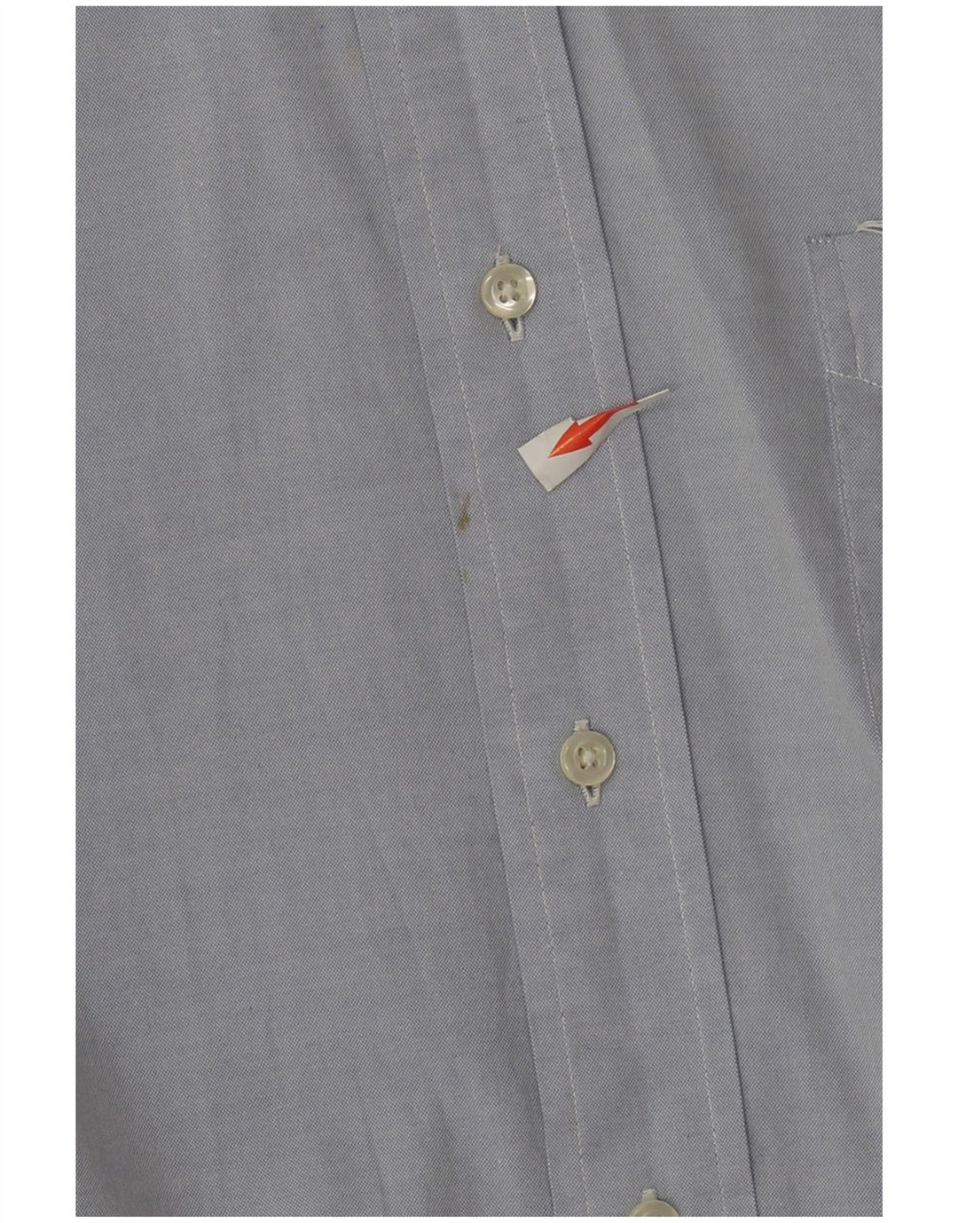 Brooks Brothers Herrenhemd Größe 17 XL Blaue Baumwolle