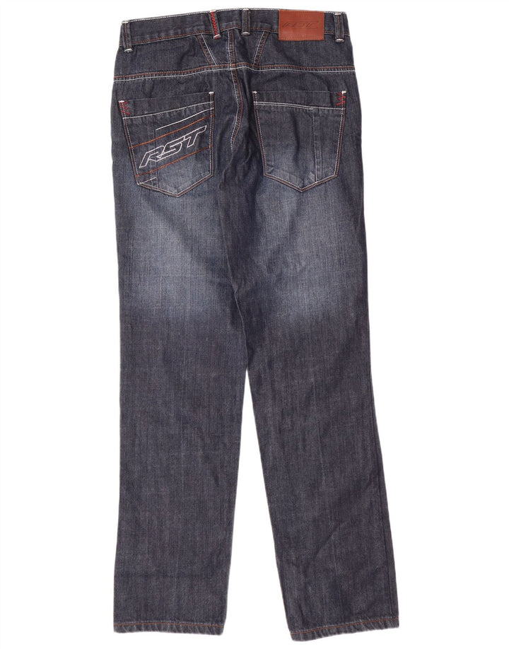 RST Damen Regular Straight Jeans W32 L31 Marineblaue Baumwolle