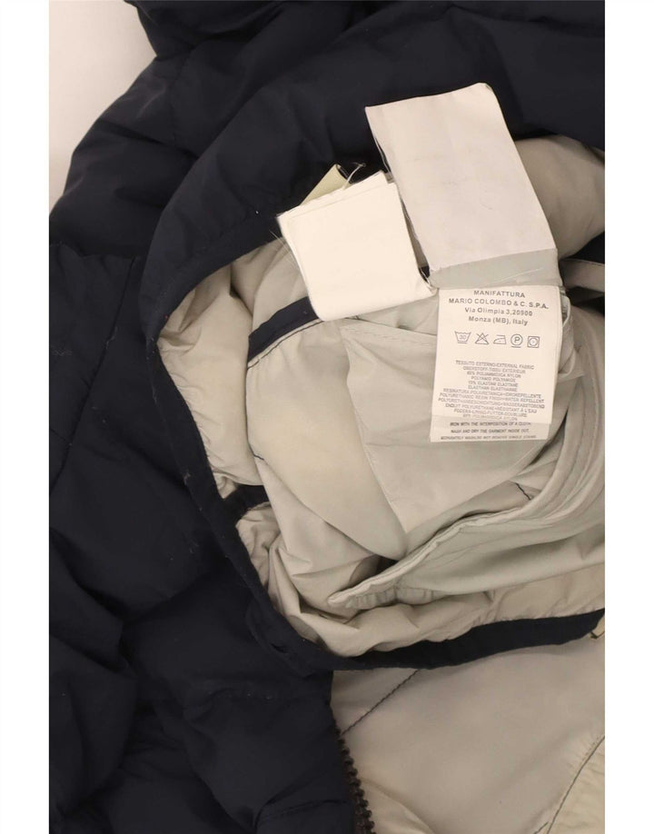 Colmar Herren-Jacke mit Kapuze, wattiert, Größe 52, groß, marineblau, Polyamid