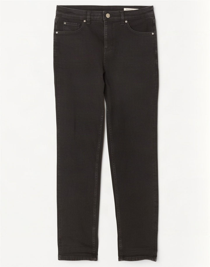 Marks & Spencer Damen The Sienna Straight Jeans UK 12 Medium W32 L30 Schwarz