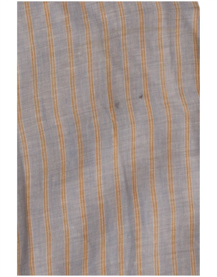Calvin Klein Jeans Herren Kurzarmhemd XL Grau gestreift