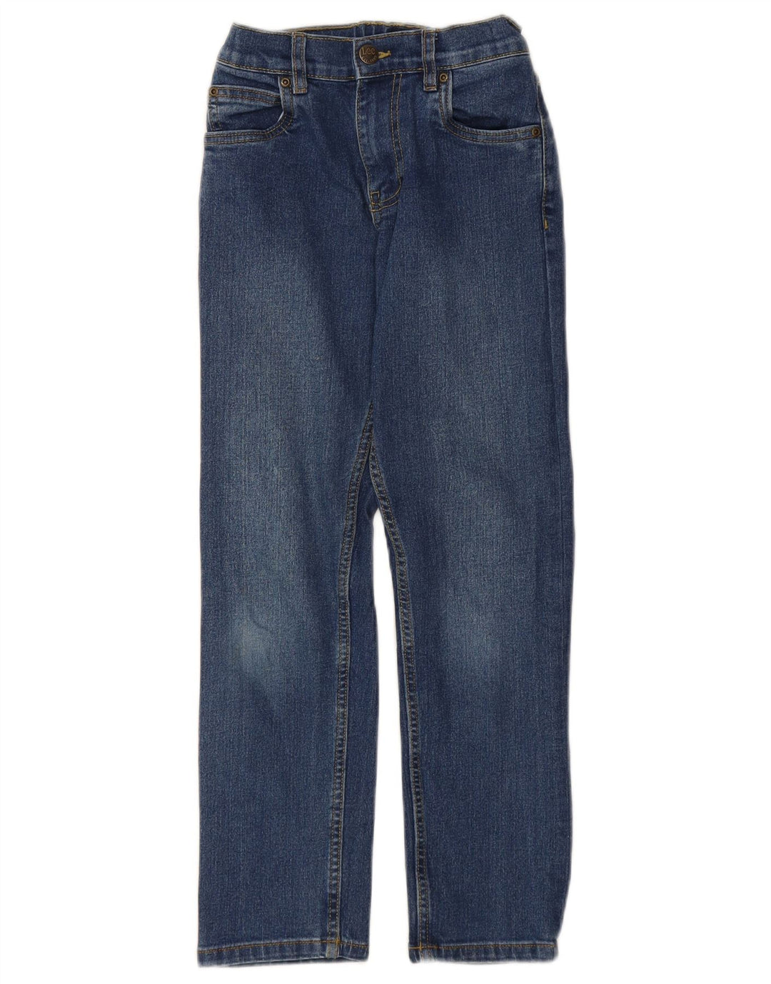 LEE Straight Jeans für Jungen, 10–11 Jahre, W22 L24, blaue Baumwolle
