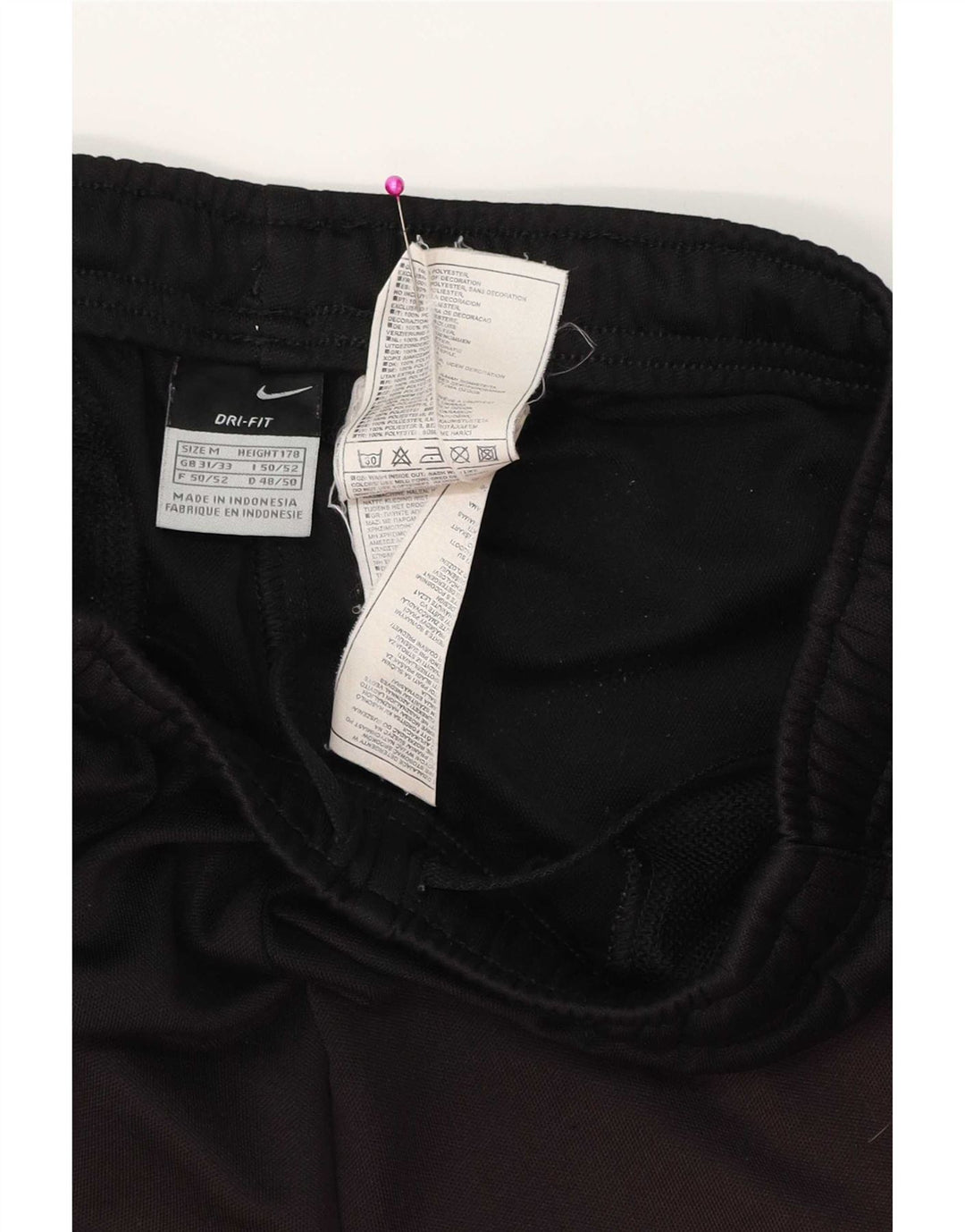 Nike Herren Sportshorts Medium Schwarz Polyester