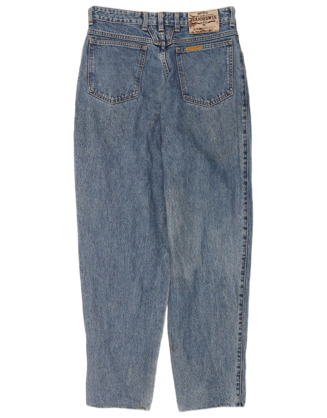 Edwin Damen High Rise Tapered Jeans W32 L30 Blaue Baumwolle