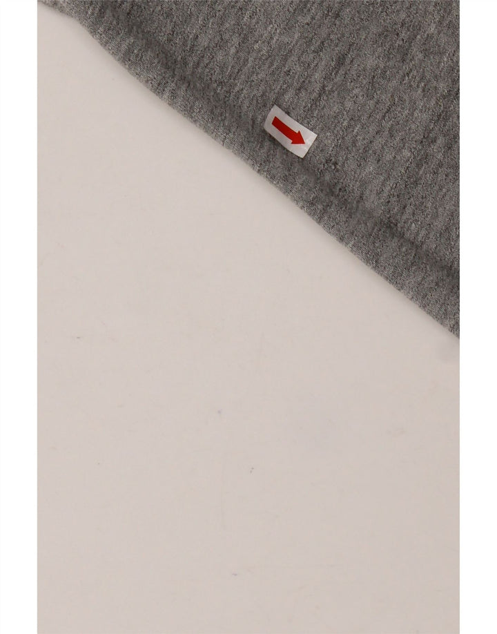 JACK WILLS Herren Sweatshirt Pullover XL Grau Nadelstreifen Baumwolle