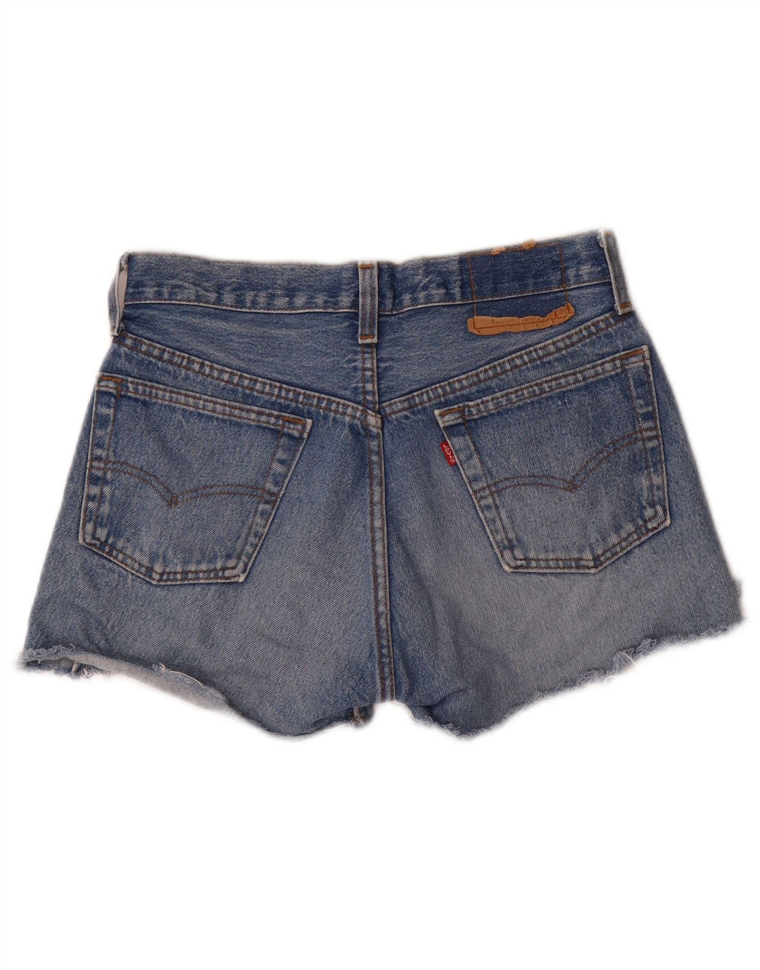 Levi's Damen Distressed Denim Shorts W26 Small Blau