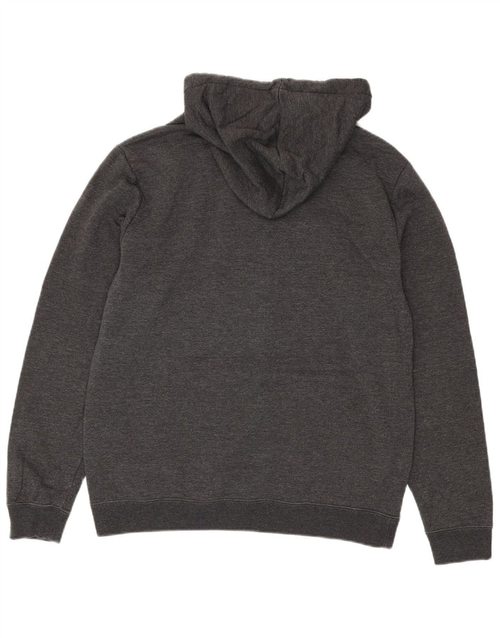 Hurley Herren-Kapuzenpullover mit Grafik, Größe S, graue Baumwolle
