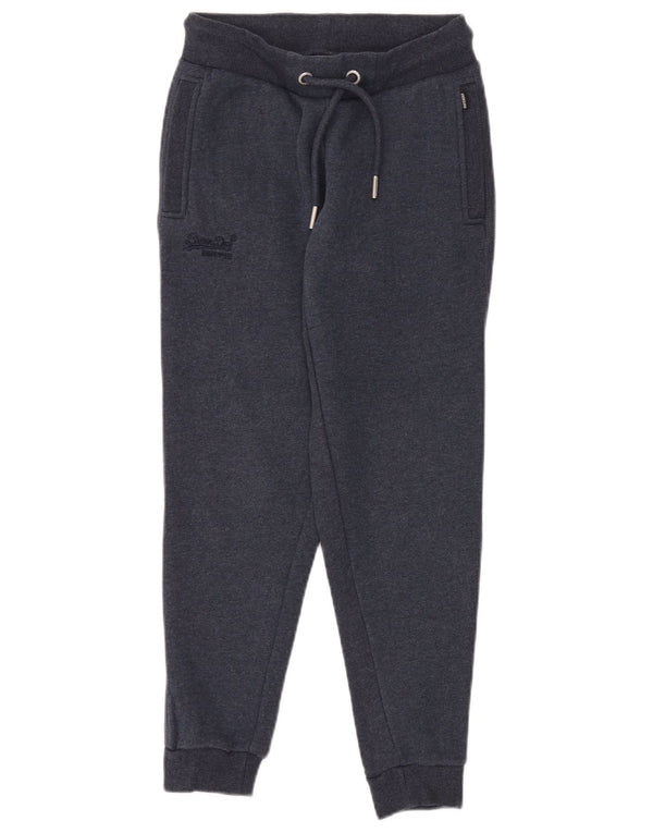 Superdry Damen-Trainingshose, Jogginghose, Größe S, Marineblau, Baumwolle, UK 8
