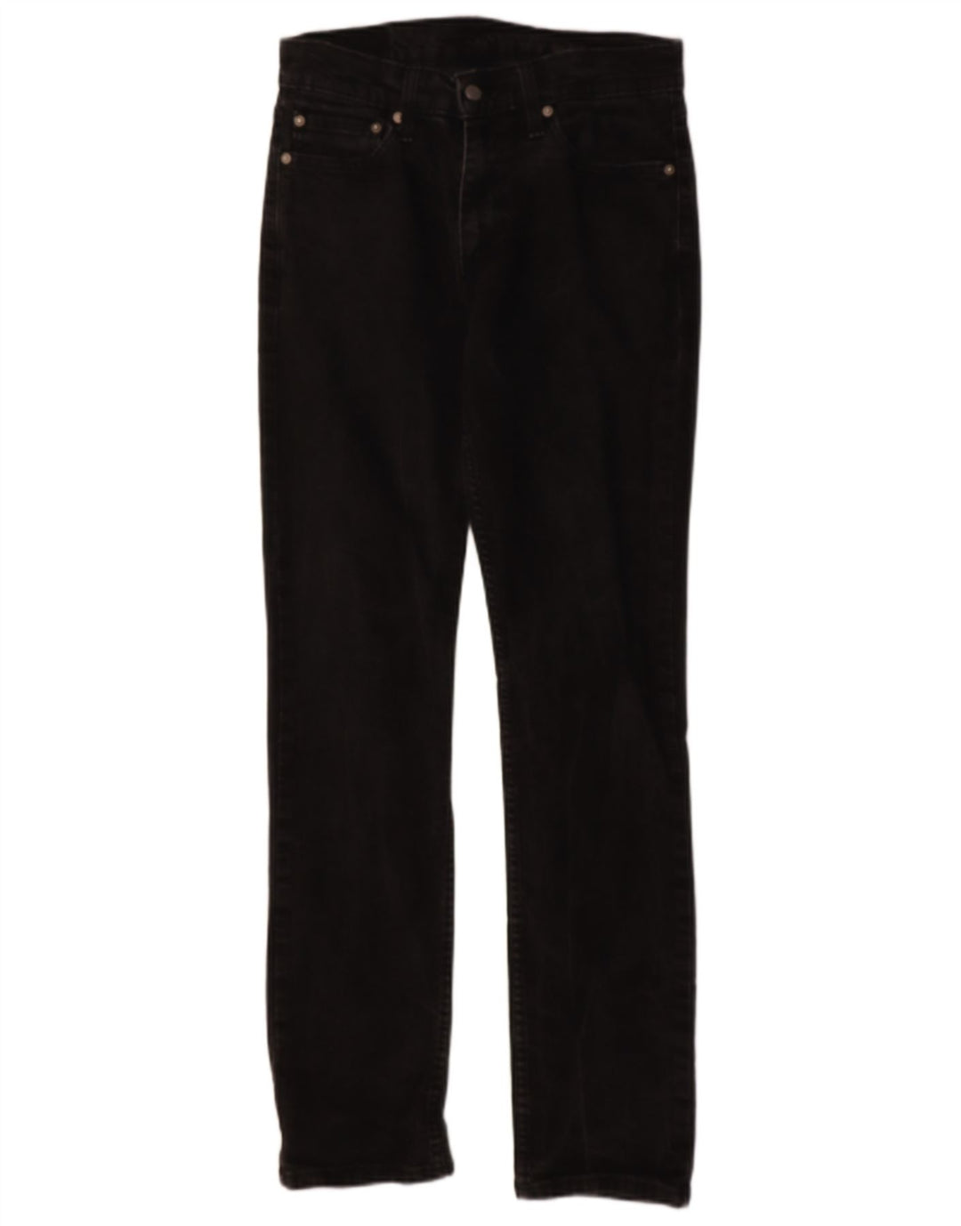 LEVI'S Mens Slim Jeans W31 L31 Black Cotton