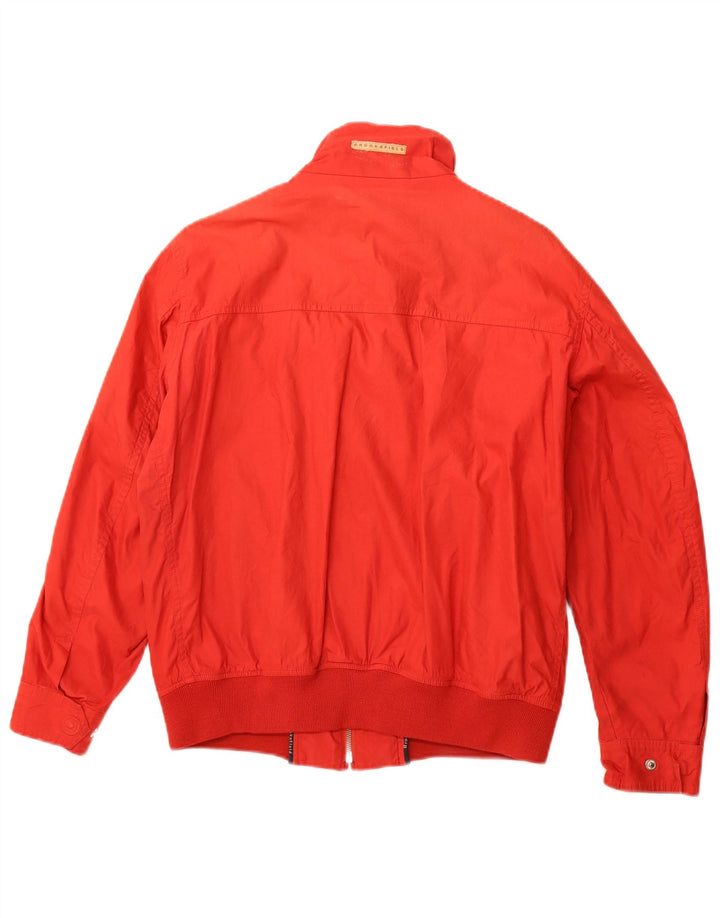 BROOKSFIELD Damen Bomberjacke IT 48 XL Rote Baumwolle