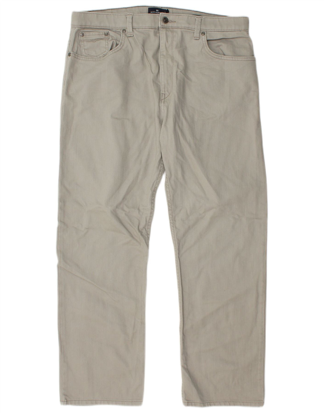 Marks & Spencer Herren Straight Jeans W36 L29 Graue Baumwolle