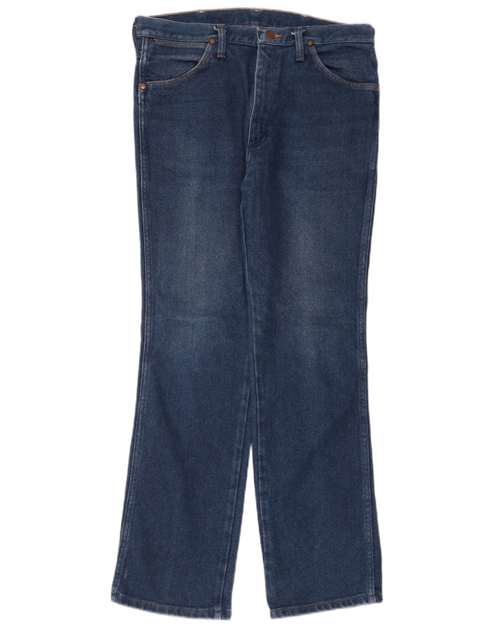 Wrangler Herren Straight Jeans W33 L30 Blaue Baumwolle