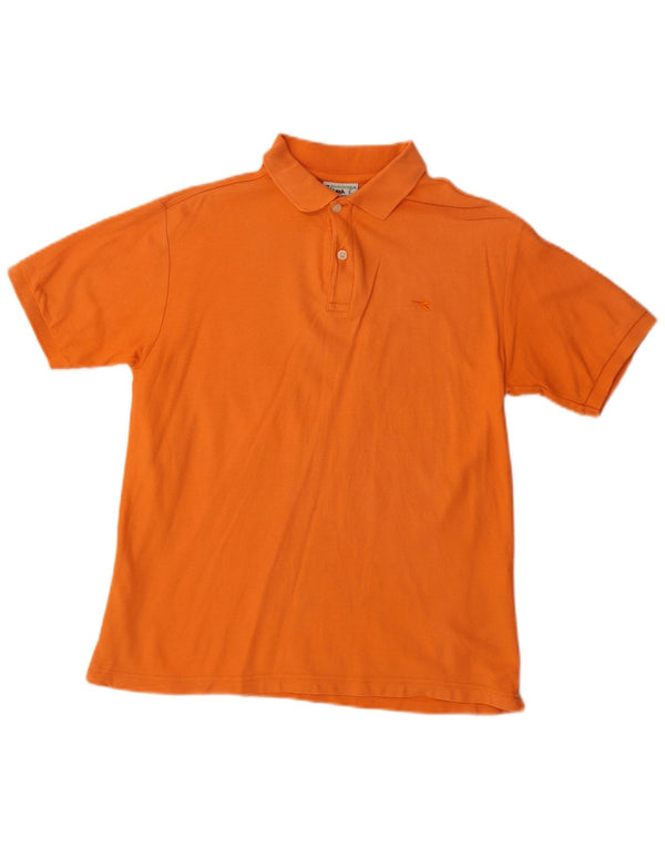 Diadora Poloshirt für Jungen, 13–14 Jahre, Orange, Baumwolle