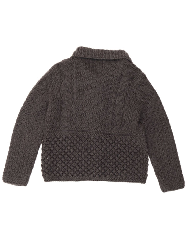 Marks & Spencer Damen-Cardigan-Pullover UK 14 Mittelgraues Acryl