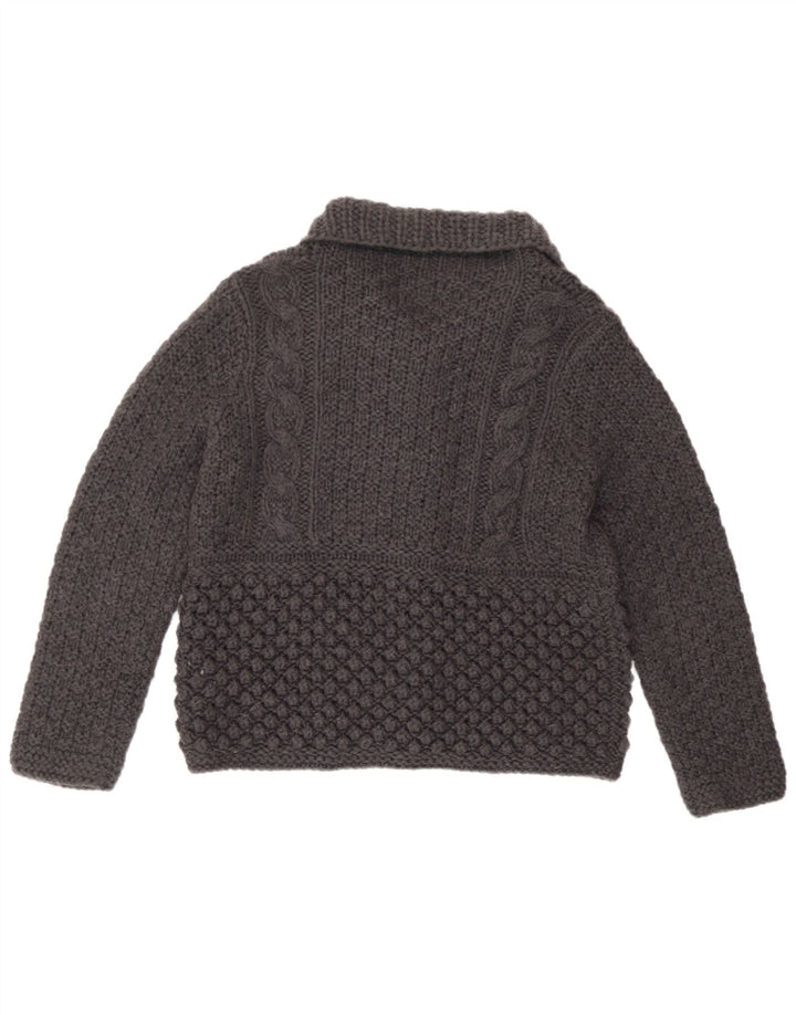 Marks & Spencer Damen-Cardigan-Pullover UK 14 Mittelgraues Acryl