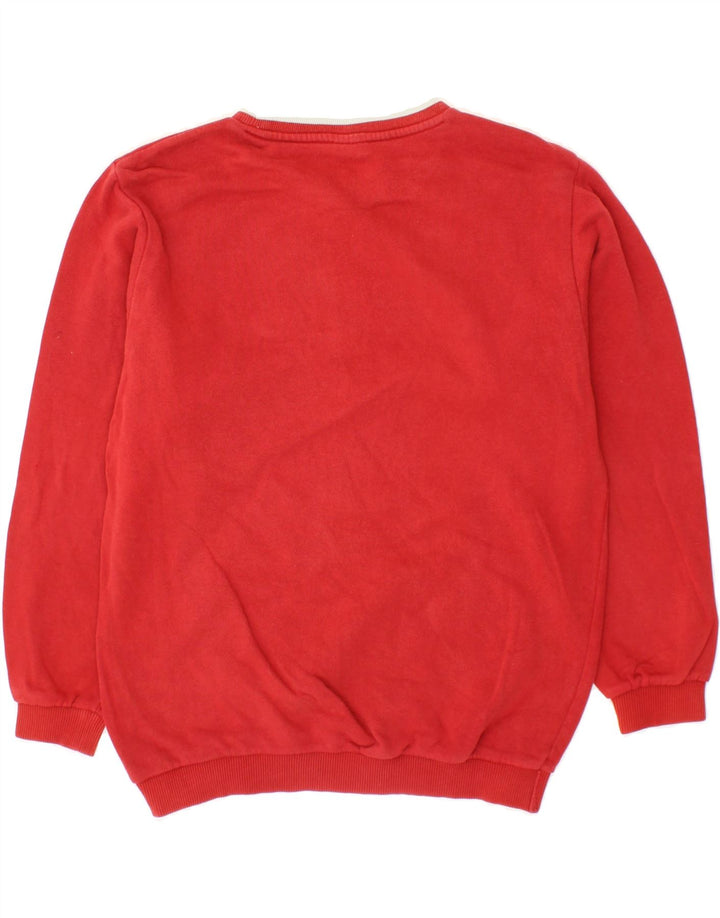 FILA Girls Graphic Sweatshirt Jumper 13-14 Years Large Red Vintage Fila and Second-Hand Fila from Messina Hembry 