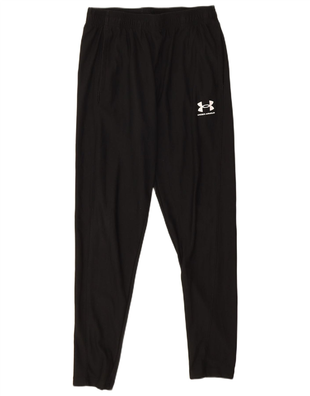 UNDER ARMOUR Taillierte Herren-Trainingshose aus mittelschwarzem Polyester