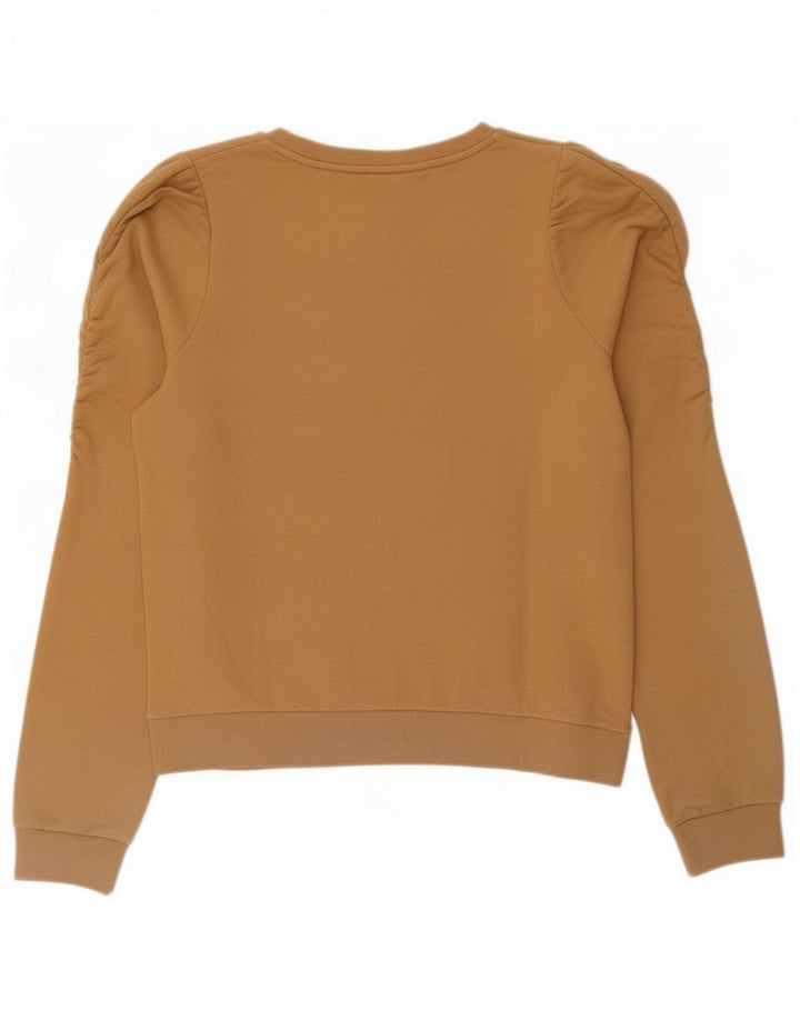 Gap Damen-Sweatshirt-Pullover, UK 14, mittelbeige Baumwolle