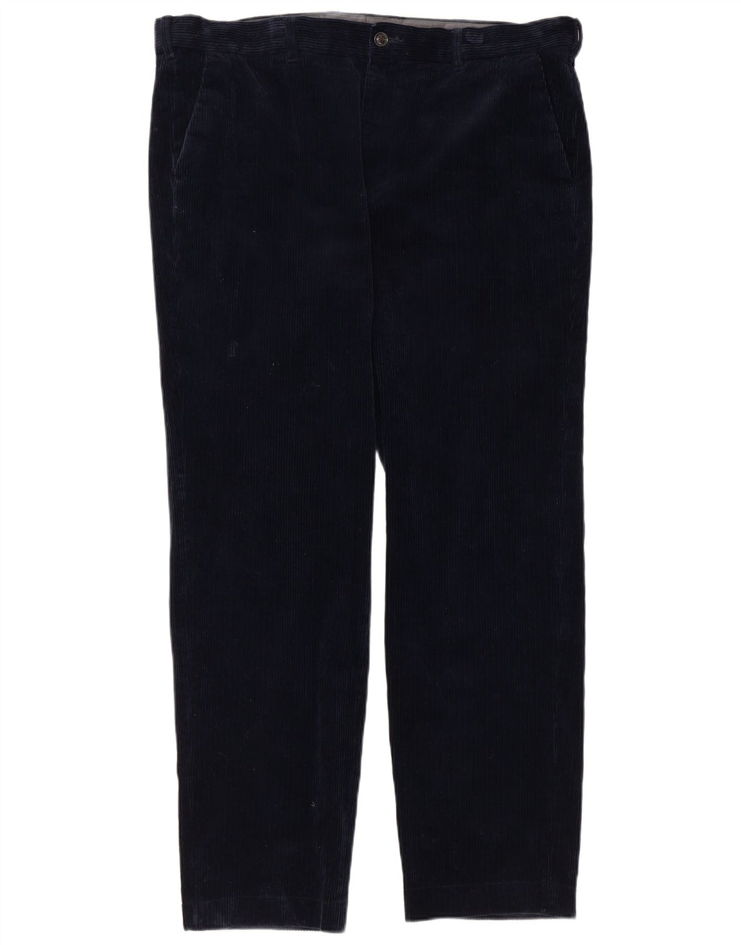 MARKS & SPENCER Herren-Cordhose mit normaler Passform, W40 L33, Marineblau