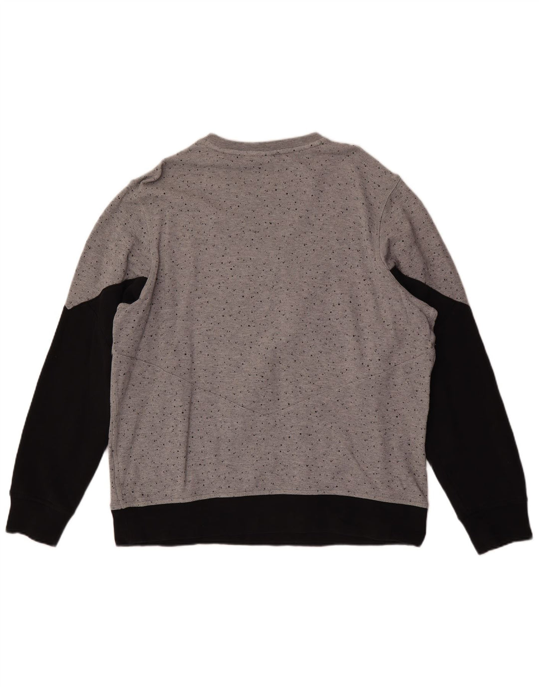 Nike Herren-Sweatshirt mit Grafik, XL, grau, Colourblock-Baumwolle
