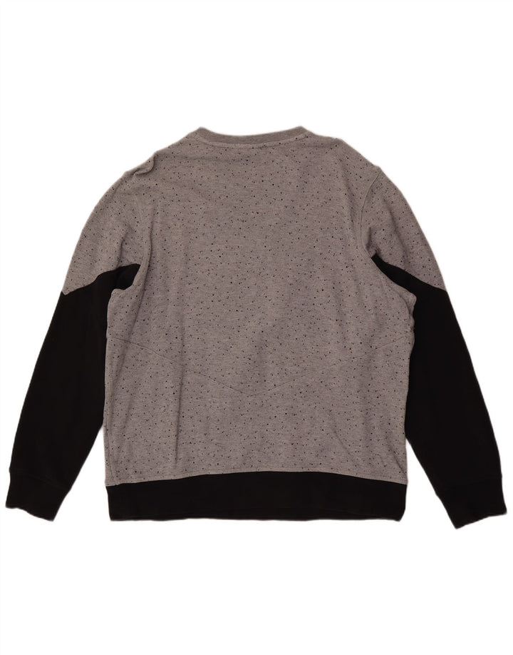 Nike Herren-Sweatshirt mit Grafik, XL, grau, Colourblock-Baumwolle
