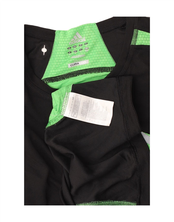 Adidas Herren Climacool T-Shirt Top Medium Schwarz Colourblock Polyester