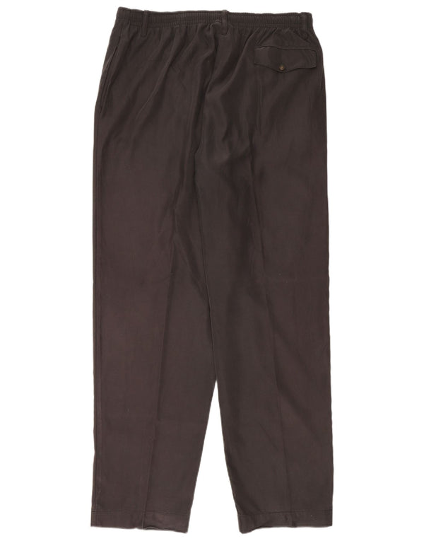 AUSTRALIAN L'ALPINA Herren gerade Chinohose IT 56 3XL W40 L32 Schwarz