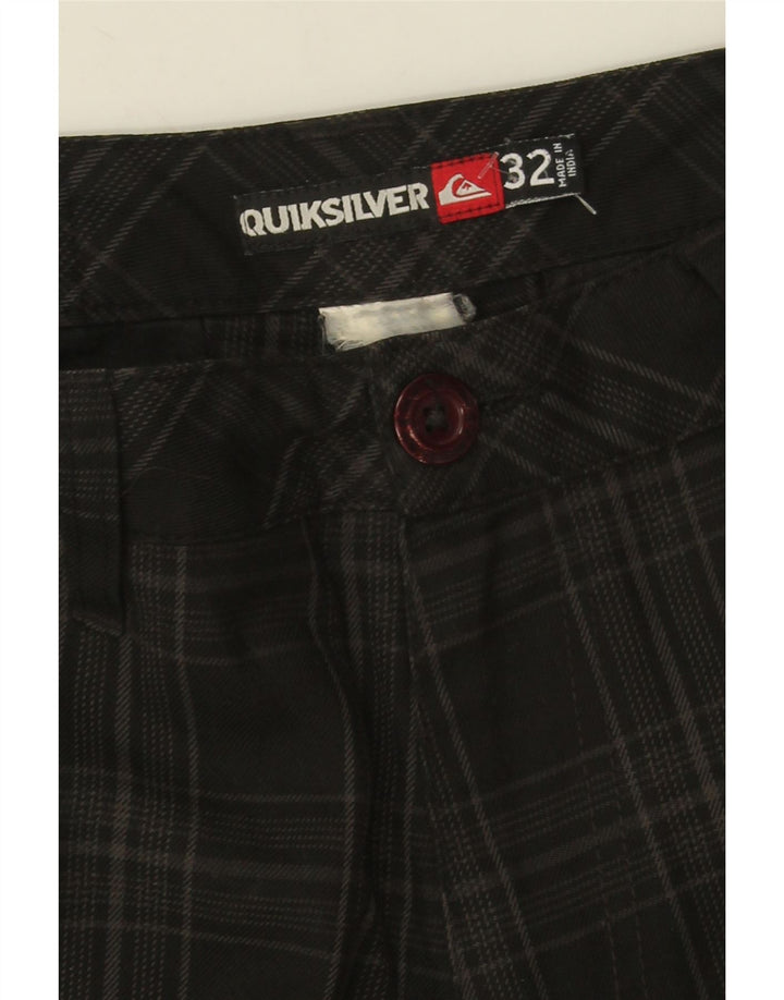 Quiksilver Herren Chinoshorts W32 Medium Black Check