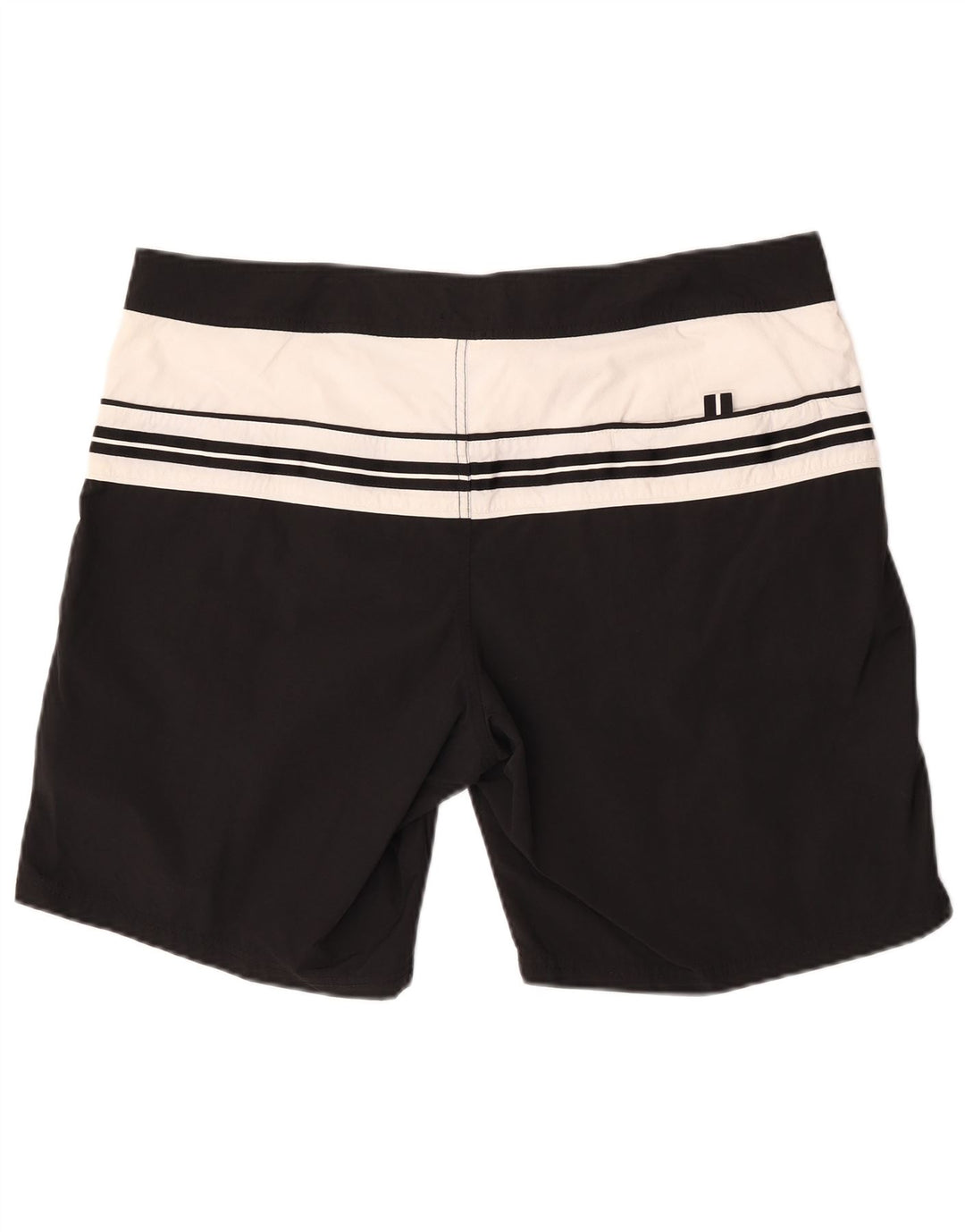 Coast Herren-Badeshorts mit Grafik, XL, Schwarz, Colourblock-Polyamid, Strand