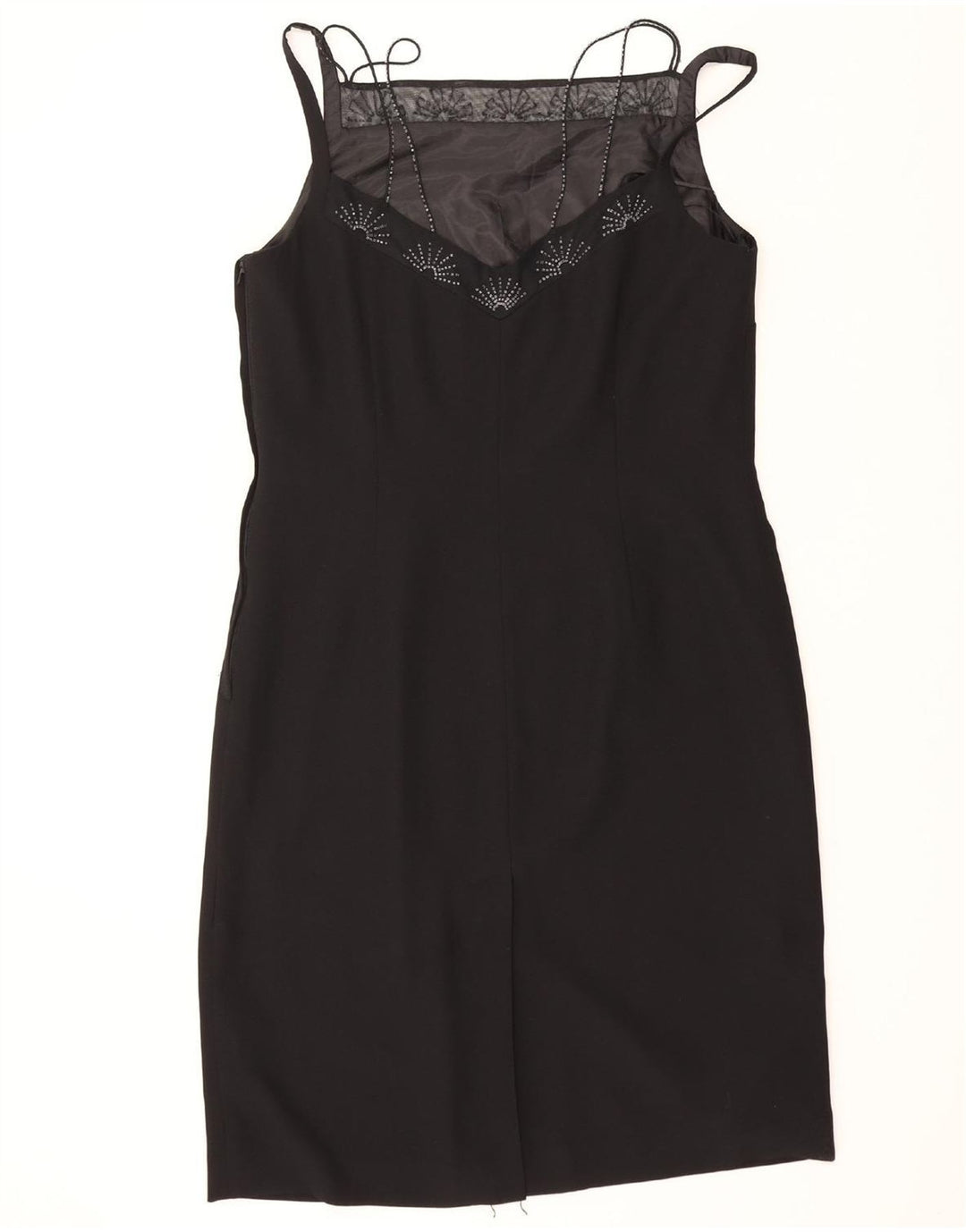PRINCIPLES Womens Sleeveless Sheath Dress UK 16 Large Black Polyester Vintage Principles and Second-Hand Principles from Messina Hembry 