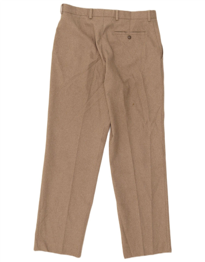 Gerade Herren-Chinohose von Marks & Spencer, W32, L31, Beige, Polyester