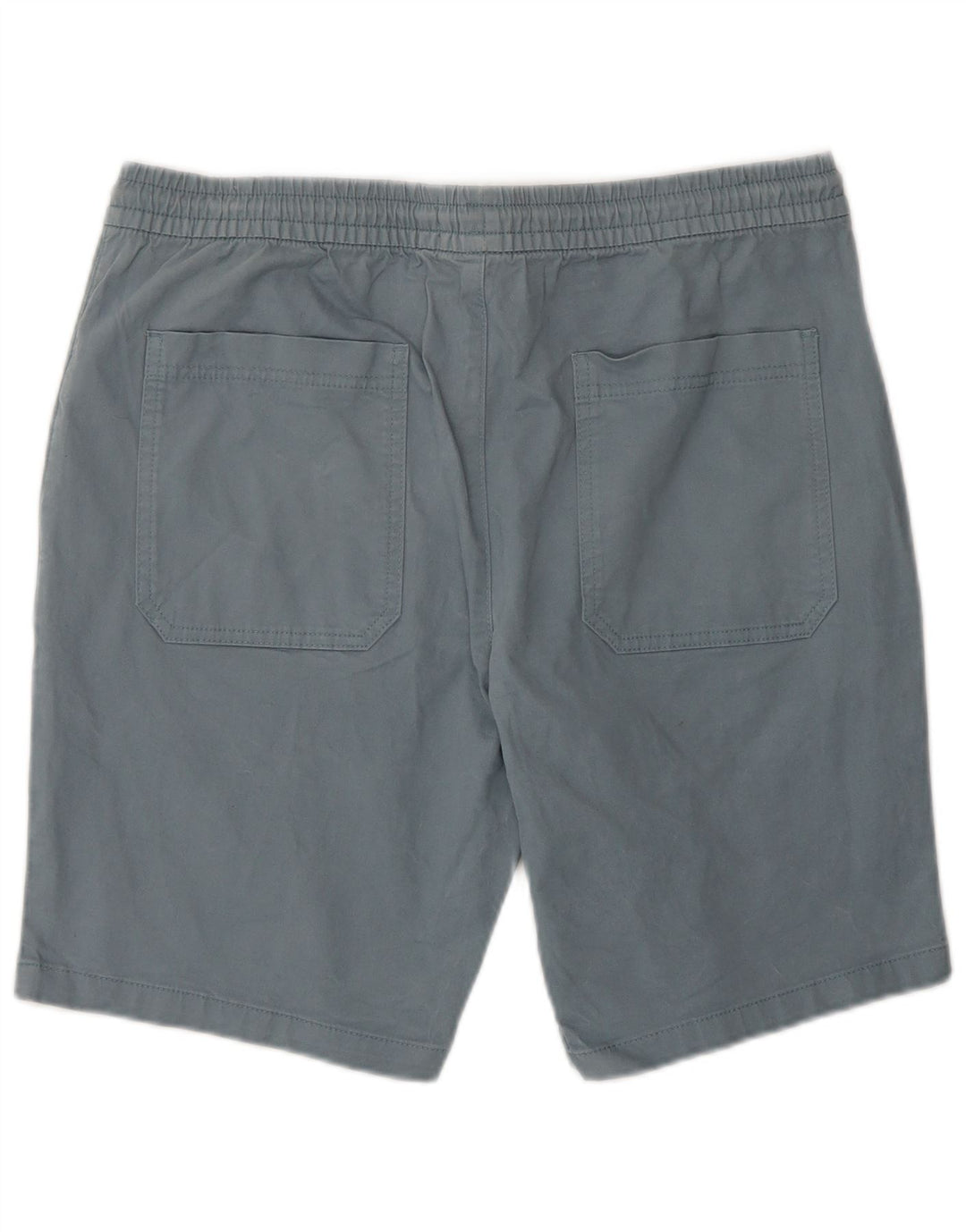 Marks & Spencer Herren-Chinoshorts W34, Größe L, Blau, Baumwolle