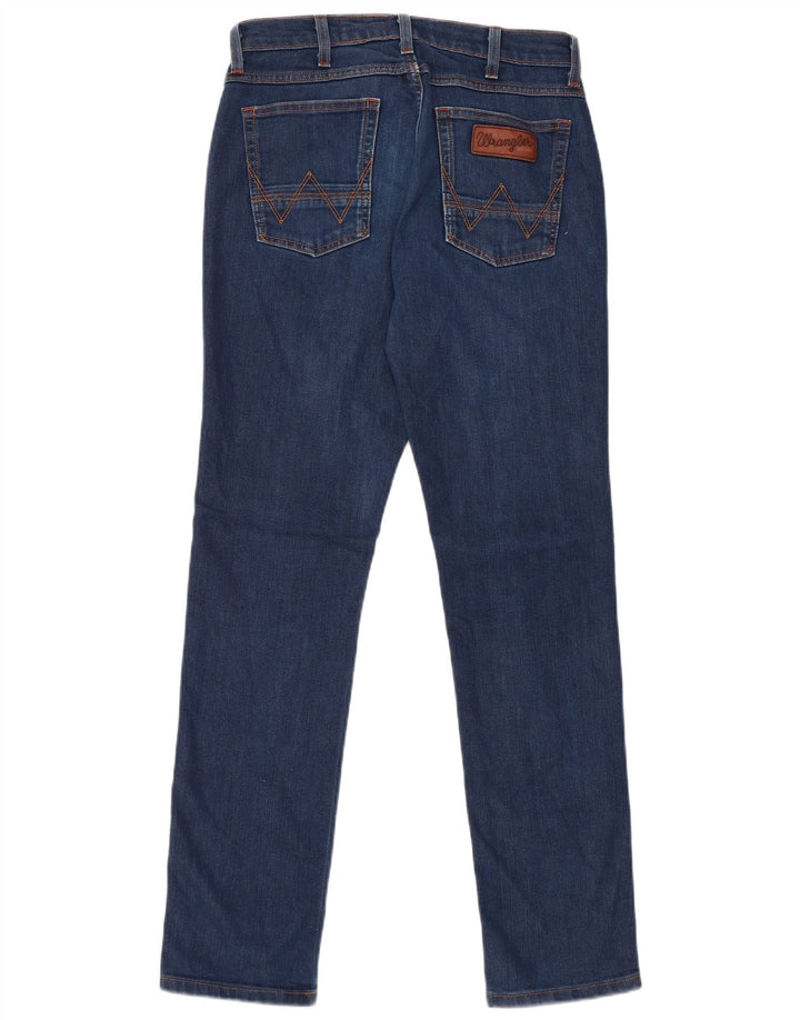 Wrangler Damen Bostin Slim Jeans W30 L32 Blaue Baumwolle