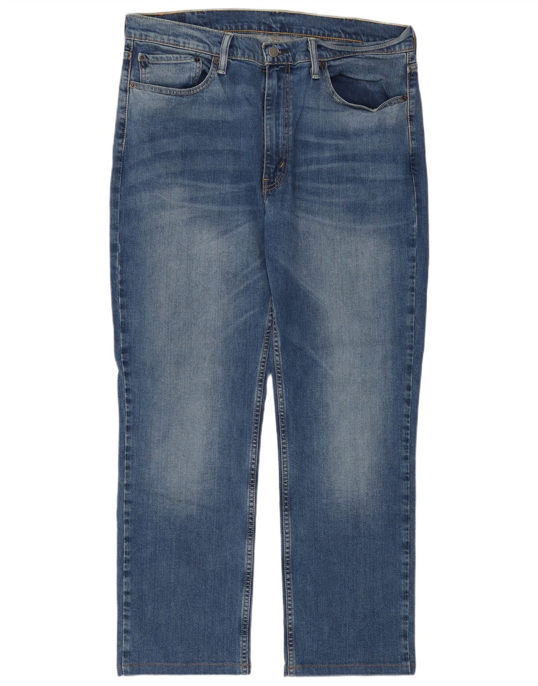 Levi's Herren 514 Straight Jeans W38 L32 Blaue Baumwolle