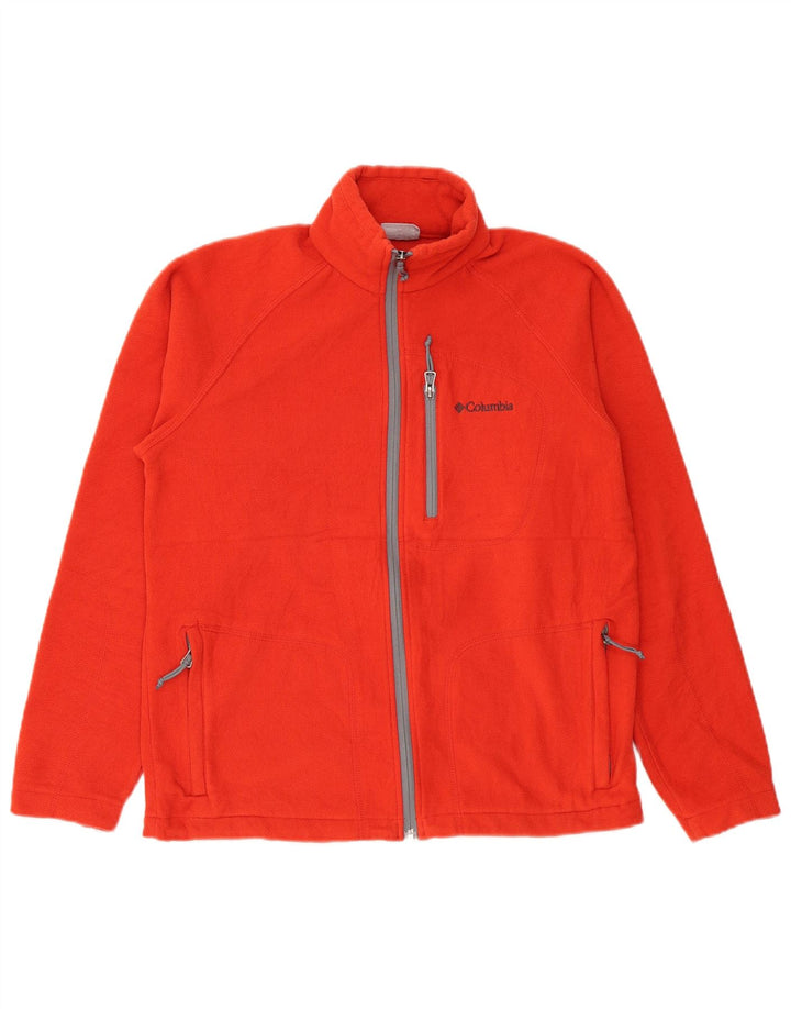 Columbia Herren Fleecejacke UK 36 Small Rot Polyester
