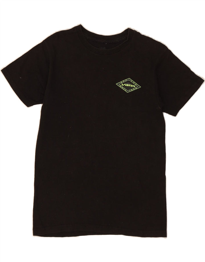 VANS Mens Graphic T-Shirt Top Small Black Cotton Vintage Vans and Second-Hand Vans from Messina Hembry 