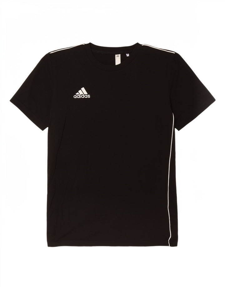 Adidas Herren T-Shirt Top Medium Schwarz Baumwolle
