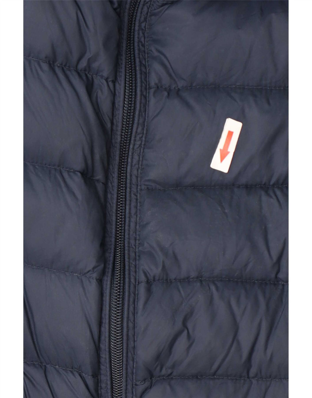 Benetton Damen Wattierte Jacke UK 10 Small Marineblau