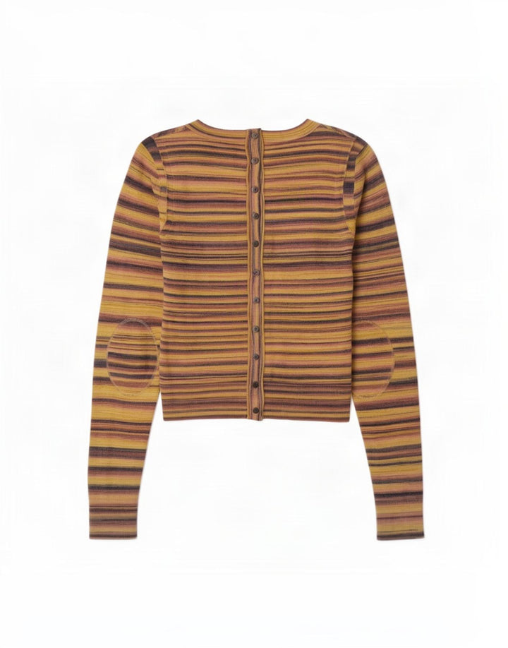 Whistles Damen-Pullover mit Rundhalsausschnitt, Größe M, mehrfarbig, gestreift, UK 12