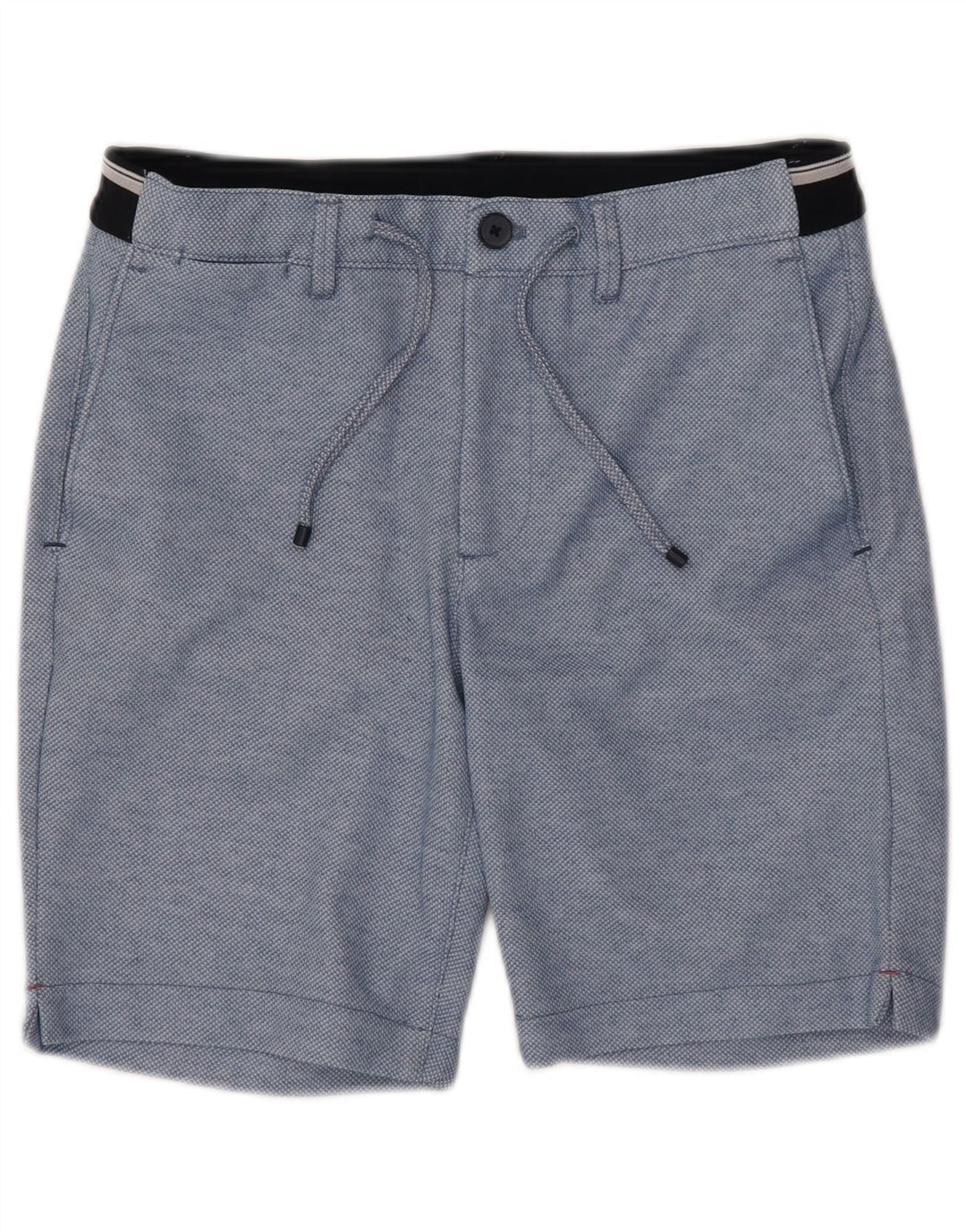 Zara Herren Chino-Shorts, Größe S, W30, Blau, Polyester