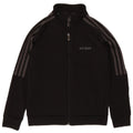 ADIDAS Jungen-Trainingsanzug-Top-Jacke, 9–10 Jahre, schwarzes Polyester