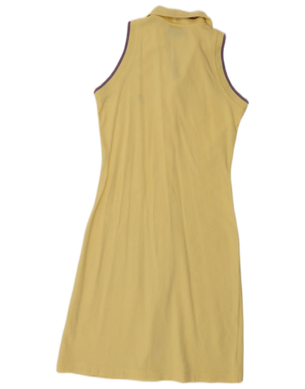 Asics Damen Ärmelloses Hemdkleid UK 8 Small Gelb
