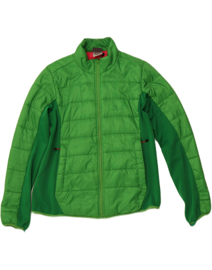 JACK WOLFSKIN Womens Padded Jacket UK 18/20 XL Green Polyester