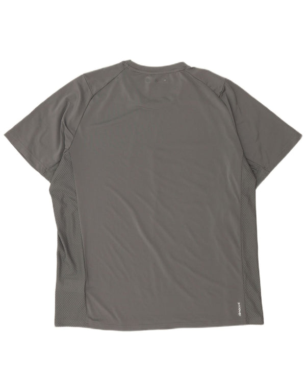 Adidas Herren Climacool T-Shirt Top XL Grau Polyester