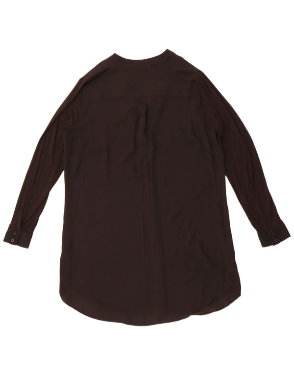 MINT VELVET Langarm-Tunikakleid für Damen, UK 14, Größe L, Schwarz, Polyester