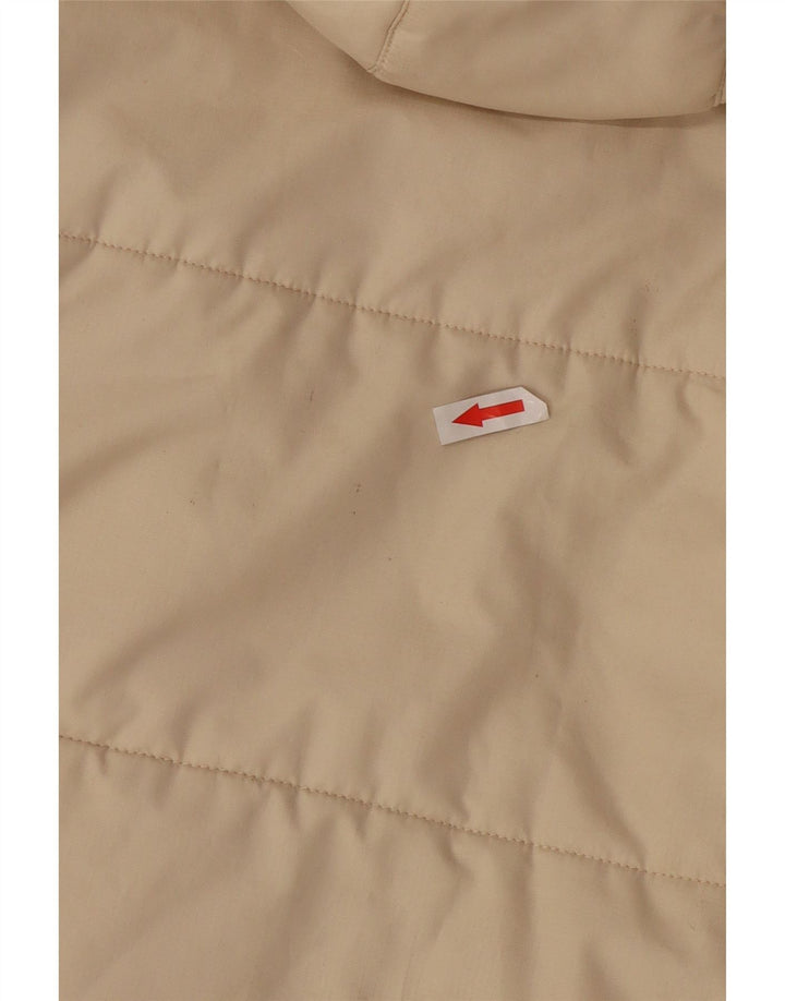 Jack Wolfskin Damen Kapuzen-Wattierungsmantel UK 12/14 Medium Off White