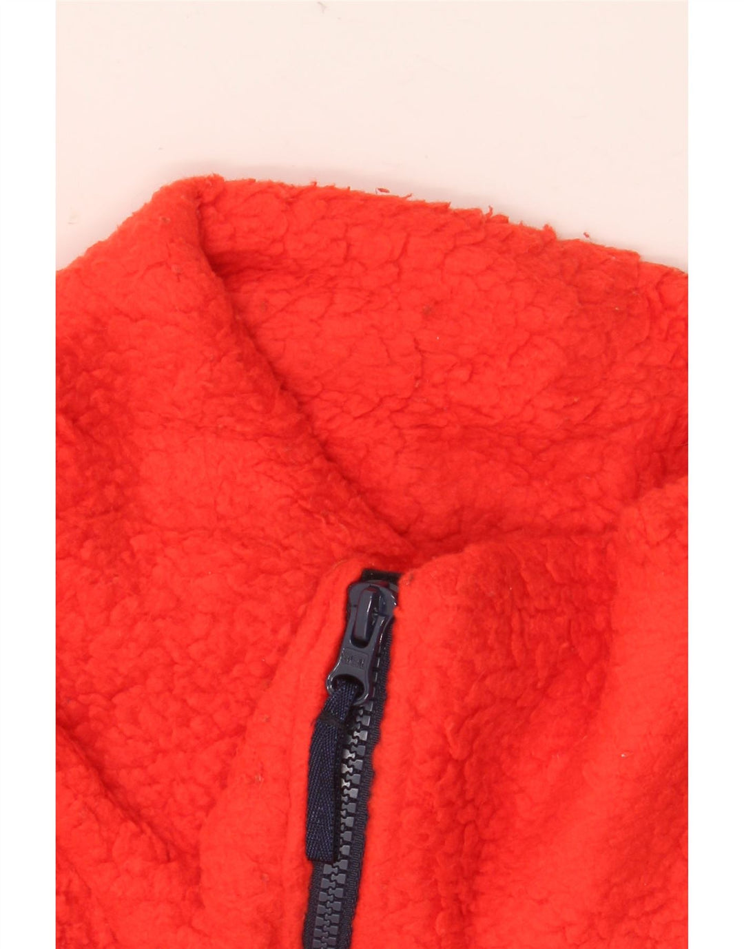 J. CREW Damen-Fleecepullover mit Reißverschluss am Hals, UK 14, Mittelorange, Polyester