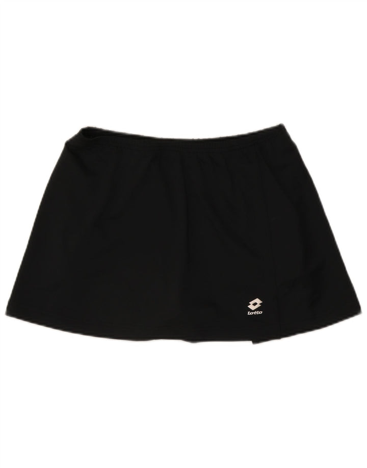 Lotto Damen Skort UK 12 Medium Schwarz