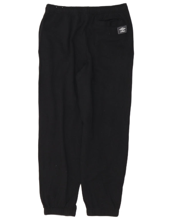 Umbro Mens Tracksuit Trousers Joggers Medium Black Cotton