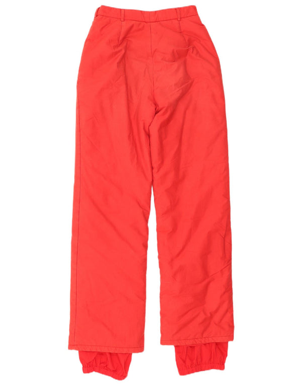 Fila Damen Skihose UK 8 Small Rote Baumwolle